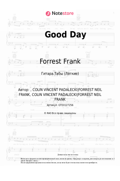 undefined Forrest Frank - Good Day