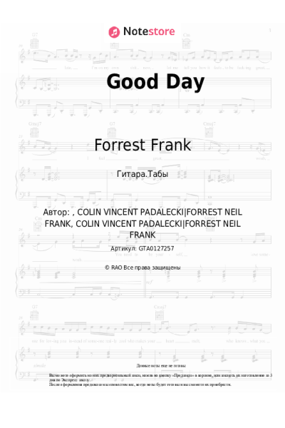 undefined Forrest Frank - Good Day