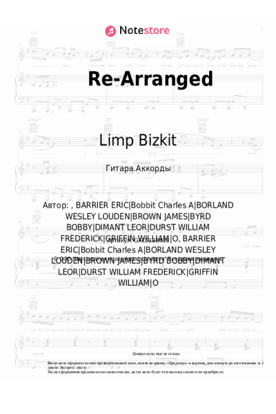 undefined Limp Bizkit - Re-Arranged