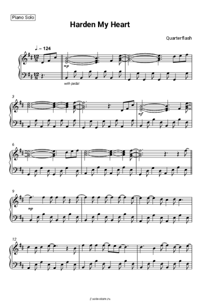 Ноты, аккорды Quarterflash - Harden My Heart