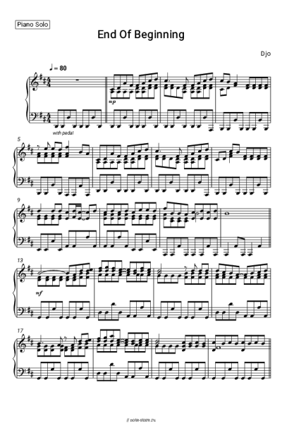 Ноты, аккорды Djo - End Of Beginning