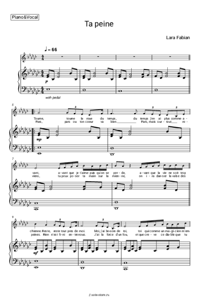 undefined Lara Fabian - Ta peine
