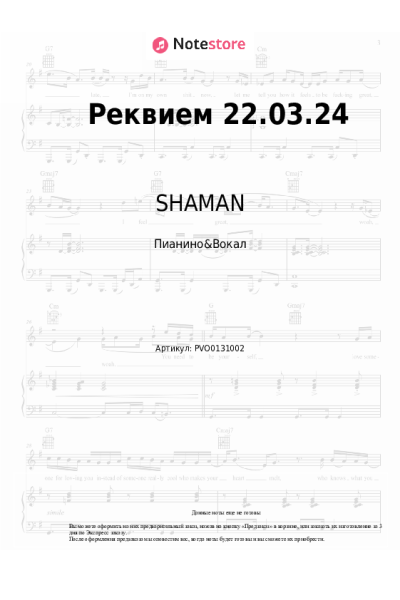 undefined SHAMAN - Реквием 22.03.24