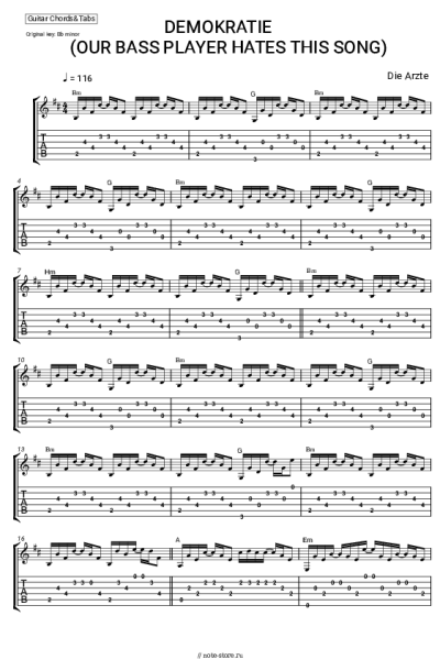 undefined Die Arzte - DEMOKRATIE (OUR BASS PLAYER HATES THIS SONG)