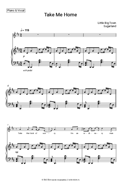 undefined Sugarland, Little Big Town - Take Me Home