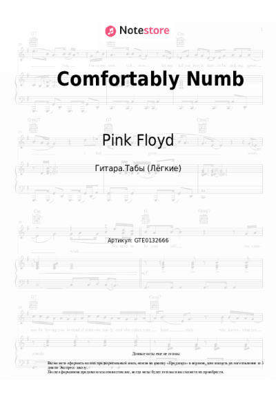 undefined Pink Floyd - Comfortably Numb
