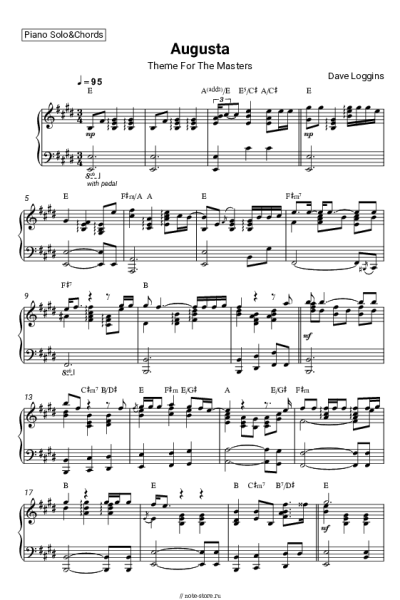 undefined Dave Loggins - Augusta (Theme For The Masters)