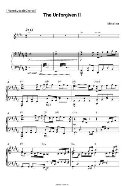 undefined Metallica - The Unforgiven II