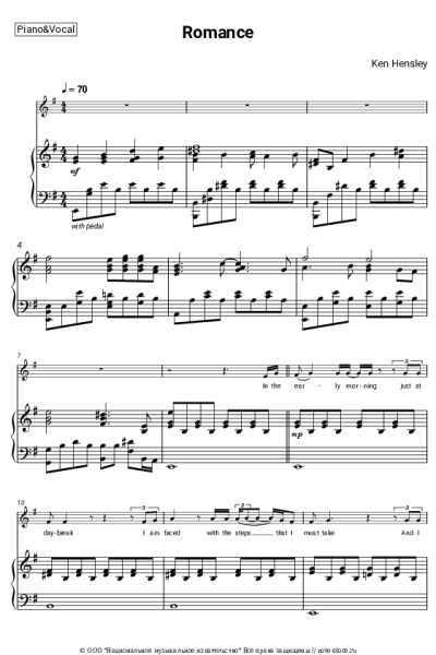 undefined Ken Hensley - Romance