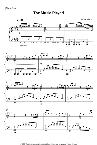 undefined Matt Monro - The Music Played