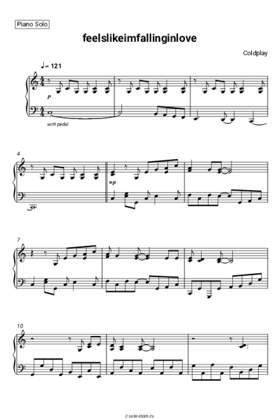 undefined Coldplay - feelslikeimfallinginlove