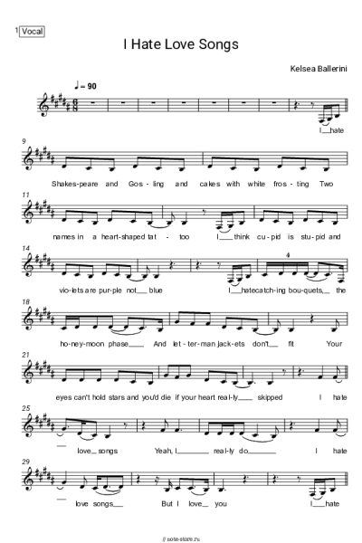 undefined Kelsea Ballerini - I Hate Love Songs