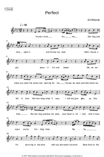 undefined Ed Sheeran - Perfect