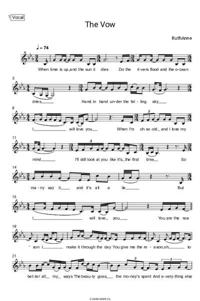 undefined RuthAnne - The Vow
