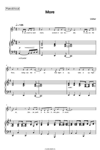 undefined Usher - More
