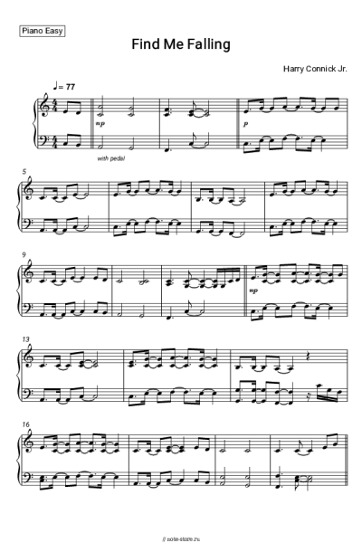 Ноты, аккорды Harry Connick Jr. - Find Me Falling