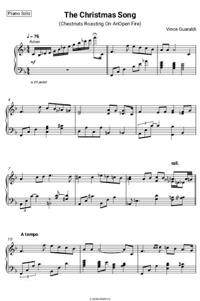 undefined Vince Guaraldi - The Christmas Song (Chestnuts Roasting On An Open Fire)