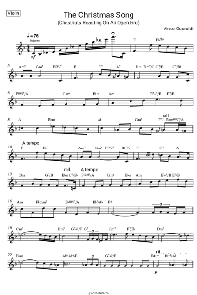 undefined Vince Guaraldi - The Christmas Song (Chestnuts Roasting On An Open Fire)