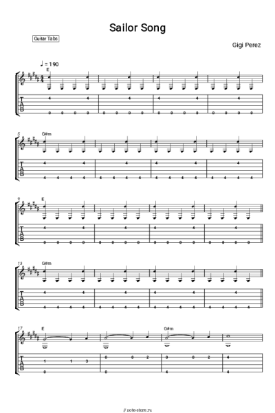 undefined Gigi Perez - Sailor Song