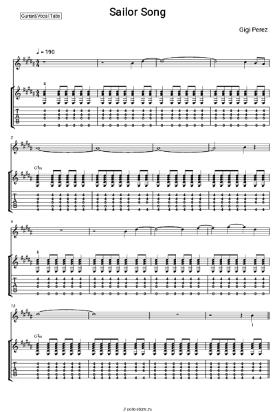 undefined Gigi Perez - Sailor Song