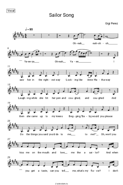 undefined Gigi Perez - Sailor Song