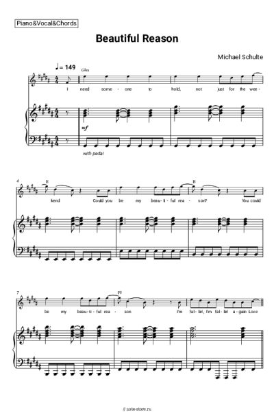 undefined Michael Schulte - Beautiful Reason