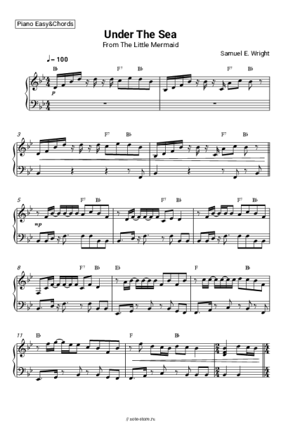 undefined Samuel E. Wright - Under The Sea (From The Little Mermaid)