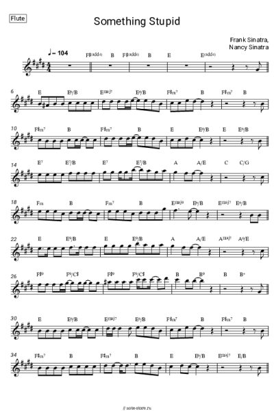 undefined Frank Sinatra, Nancy Sinatra - Somethin' Stupid