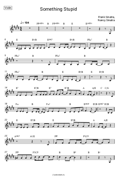 undefined Frank Sinatra, Nancy Sinatra - Somethin' Stupid