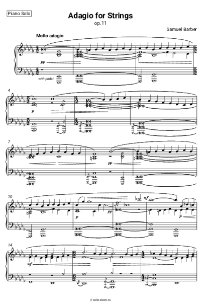 undefined Samuel Barber - Adagio for Strings