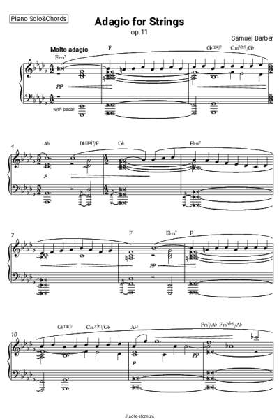 undefined Samuel Barber - Adagio for Strings