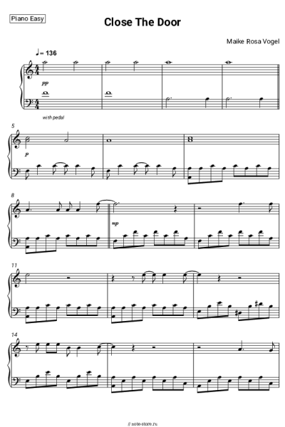 undefined Maike Rosa Vogel - Close The Door (From 'Mittagsstunde' Original Soundtrack)