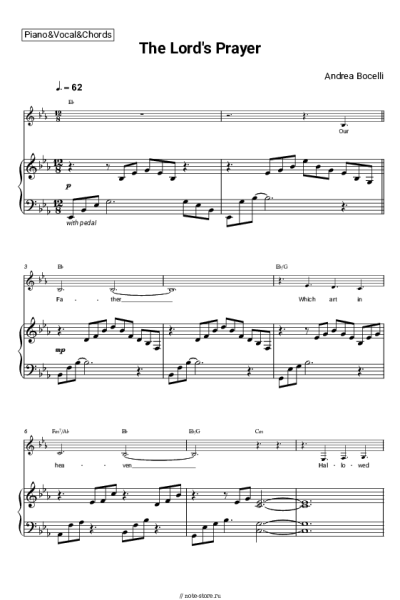 undefined Andrea Bocelli - The Lord's Prayer