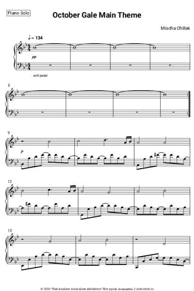 undefined Mischa Chillak - October Gale Main Theme