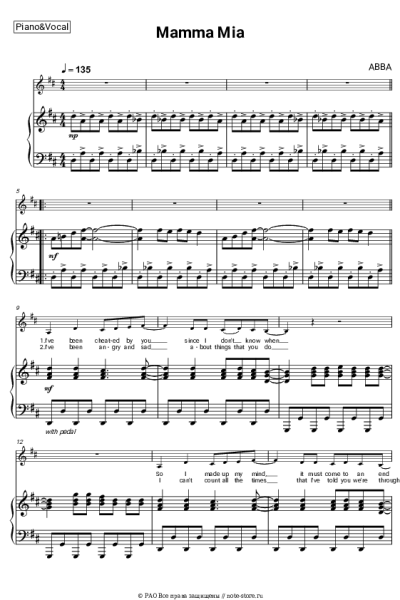 undefined ABBA - Mamma mia