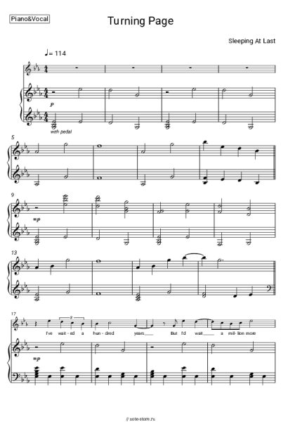 undefined Sleeping at Last - Turning Page