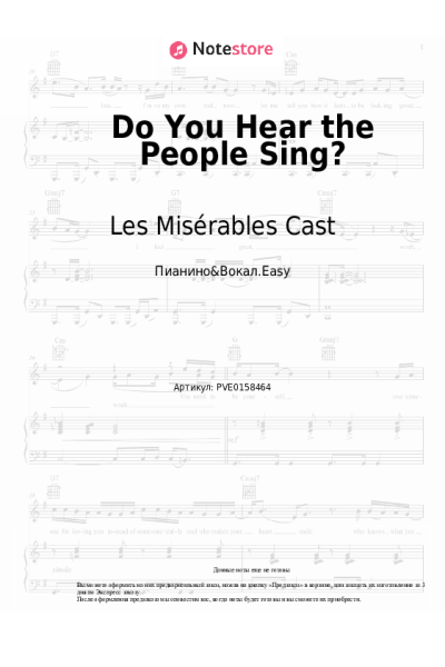 undefined Claude-Michel Schönberg, Les Misérables Cast - Do You Hear the People Sing? (from the musical 'Les Misérables')