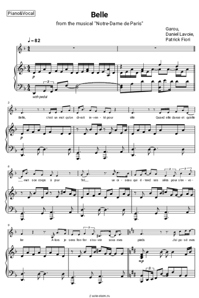undefined Garou, Patrick Fiori, Daniel Lavoie - Belle (from the musical Notre-Dame de Paris)