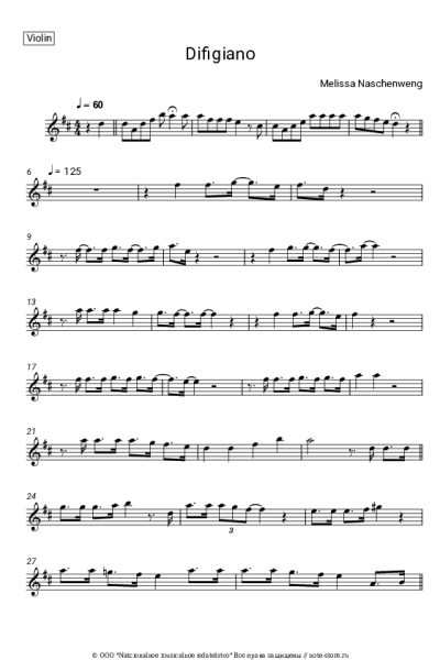 Ноты, аккорды Melissa Naschenweng - Difigiano