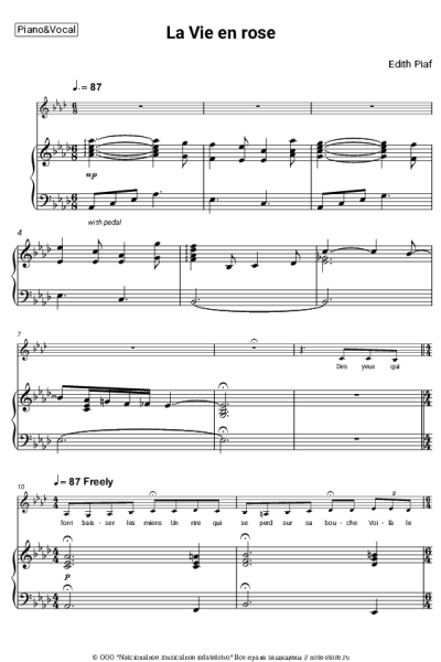 undefined Edith Piaf - La Vie en rose