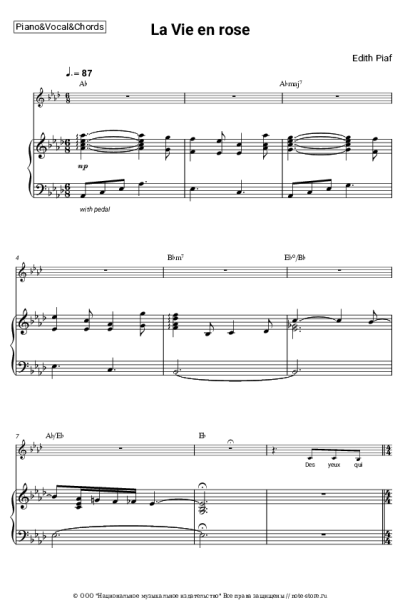 undefined Edith Piaf - La Vie en rose