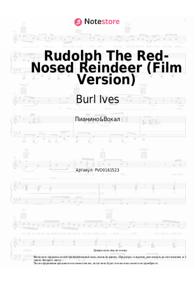 undefined Burl Ives - Rudolph The Red-Nosed Reindeer (Film Version)