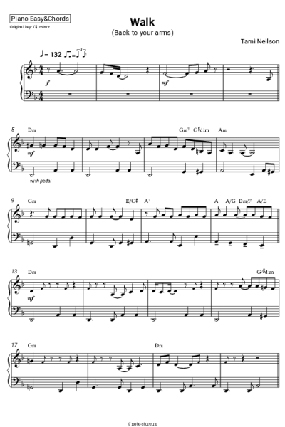 Ноты, аккорды Tami Neilson - Walk (Back to your arms)