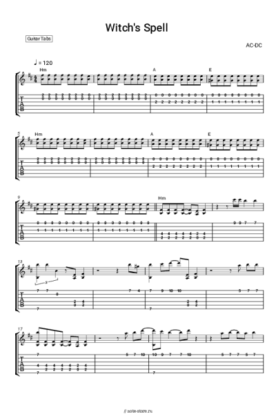 undefined AC/DC - Witch's Spell