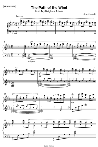 undefined Joe Hisaishi - The Path of the Wind (from 'My Neighbor Totoro')