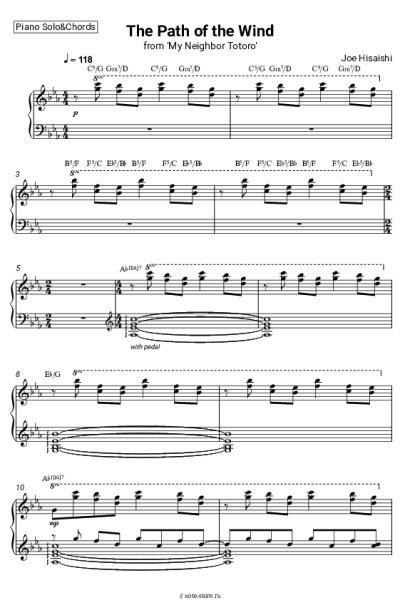 undefined Joe Hisaishi - The Path of the Wind (from 'My Neighbor Totoro')