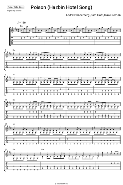 undefined Blake Roman, Sam Haft, Andrew Underberg - Poison (Hazbin Hotel song)