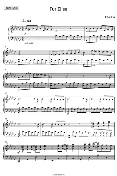 undefined Faouzia - Fur Elise