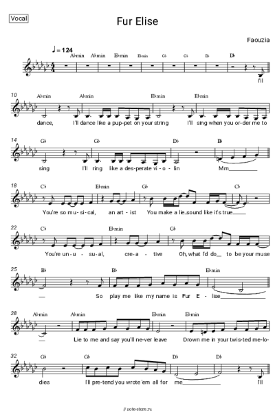 undefined Faouzia - Fur Elise