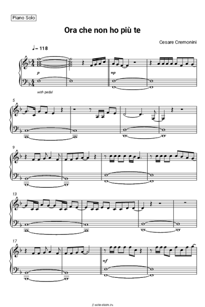 undefined Cesare Cremonini - Ora che non ho più te
